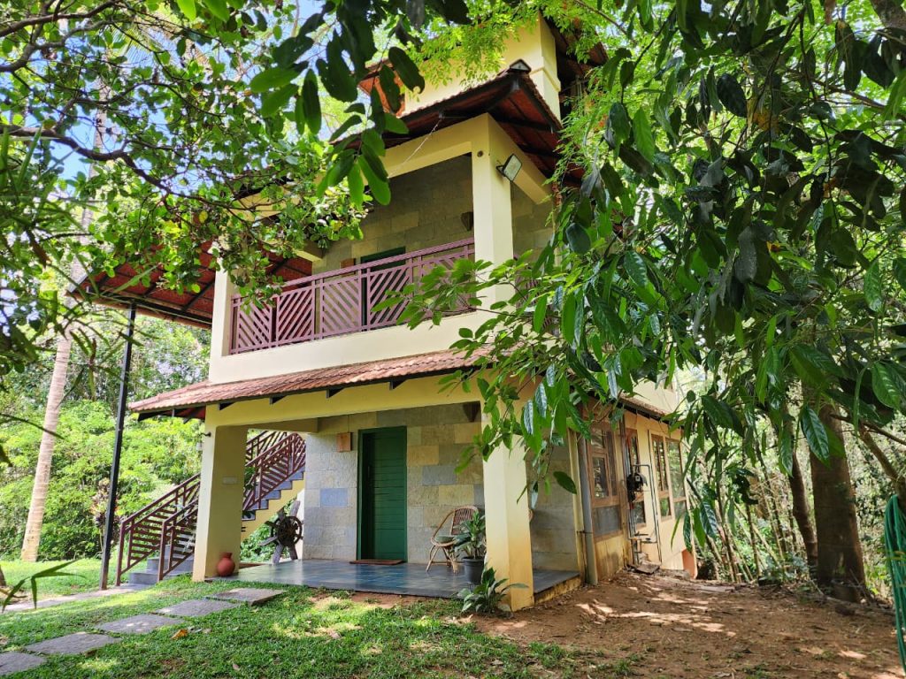 outside cottage view of manuka and palash rooms